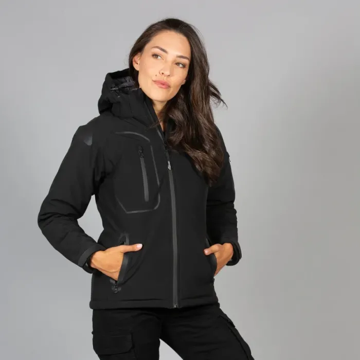 Cervinia Lady: Giubbotto Softshell Donna Impermeabile Nero 3 Strati