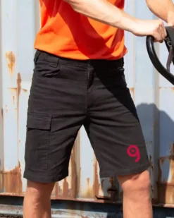 Chino Shorts Slim UomoBeige, Stretch, Antivento, Cotone