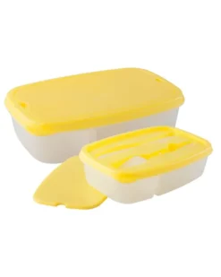 Contenitore pranzo Jorn 1000ml PP, 2 scomparti, microonde, colori
