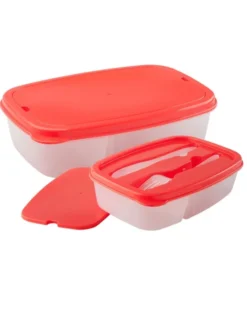 Contenitore pranzo Jorn 1000ml PP, 2 scomparti, microonde, colori