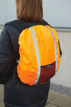 Copertura per zaino fluo