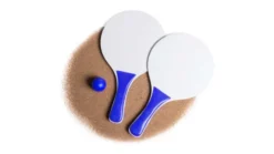 Cupsol Racchette Spiaggia Legno Vari Colori con Pallina e Borsa