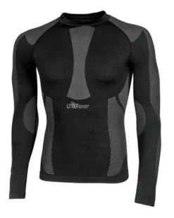 Curma Maglia Intima Termica Uomo Nera Traspirante Invernale
