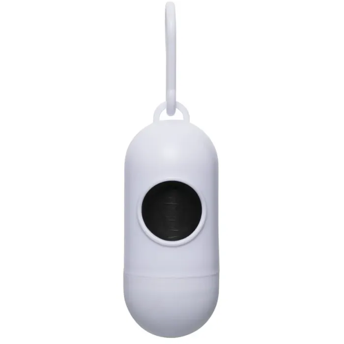 Dispenser sacchetti igienici con gancio