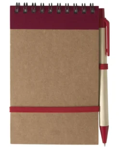 Emory Taccuino eco in carta riciclata con penna blu