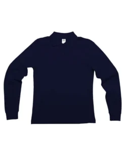 Evolution Black Spider Polo Donna Manica Lunga Cotone 180g