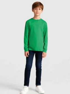Evolution Kids: T-shirt manica lunga cotone puro, medium fit