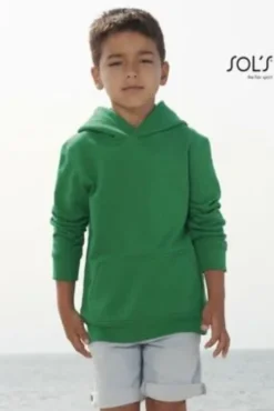 Felpa bambino con cappuccio Condor Kids, logo personalizzabile