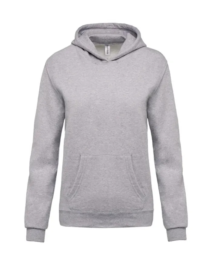 Felpa bambino con cappuccio foderato regular fit