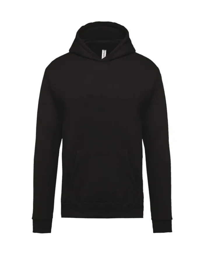 Felpa bambino con cappuccio foderato regular fit