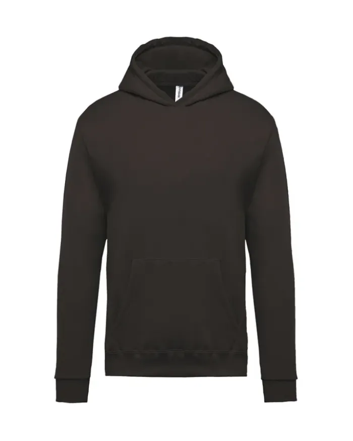 Felpa bambino con cappuccio foderato regular fit