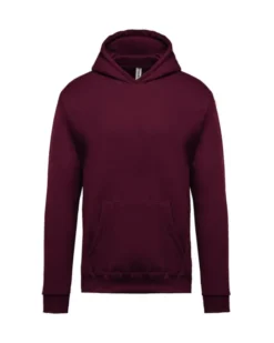 Felpa bambino con cappuccio foderato regular fit