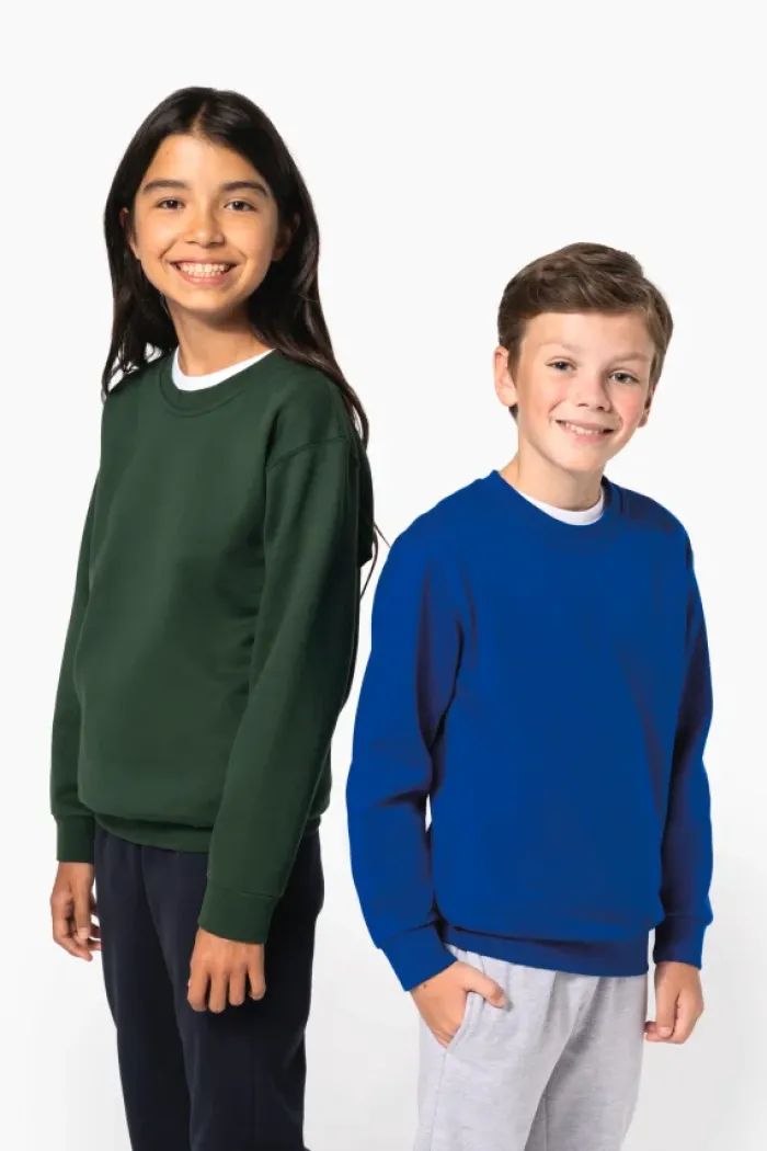 Felpa bambino girocollo personalizzabile