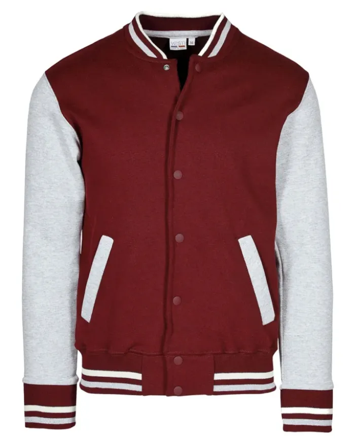 Felpa Bomber Bambino Bicolore con Zip, personalizzabile