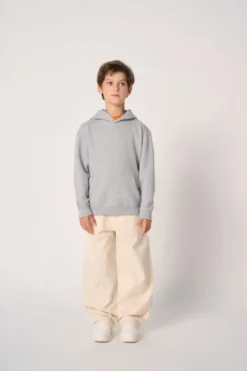 Felpa con cappuccio bambino con stampa logo