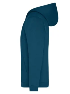 Felpa con cappuccio e zip promozionale da uomo