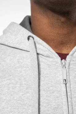 Felpa con cappuccio full zip con logo