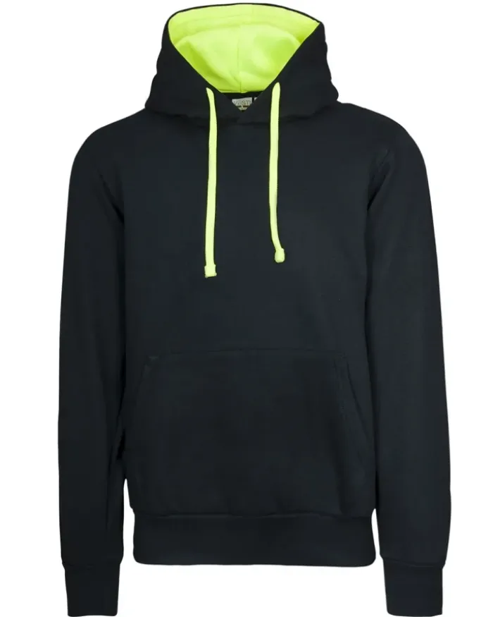Felpa con cappuccio Tech Fluo, personalizzabile con logo