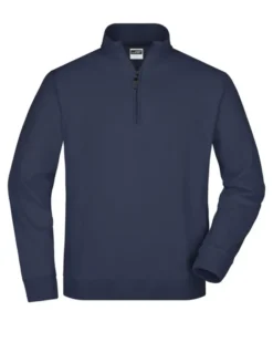 Felpa cotone 100% premium, zip corta, colletto coreano