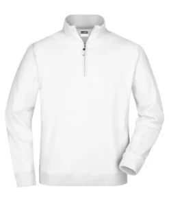 Felpa cotone 100% premium, zip corta, colletto coreano