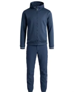 Felpa da uomo run full zip con cappuccio + Pantalone da lavoro scirocco AZ700, personalizzabile