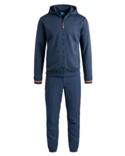 Felpa da uomo run full zip con cappuccio + Pantalone da lavoro scirocco AZ700, personalizzabile