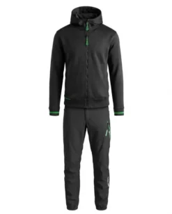 Felpa da uomo run full zip con cappuccio + Pantalone da lavoro scirocco AZ700, personalizzabile