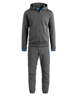 Felpa da uomo run full zip con cappuccio + Pantalone da lavoro scirocco AZ700, personalizzabile