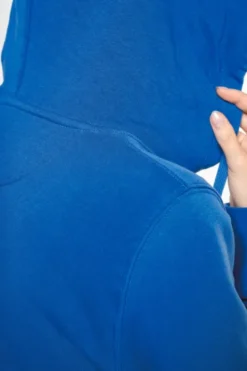 Felpa eco-sostenibile donna con cappuccio e zip