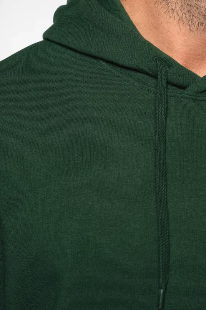 Felpa ecosostenibile uomo con cappuccio