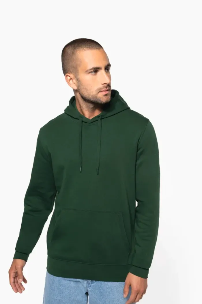 Felpa ecosostenibile uomo con cappuccio