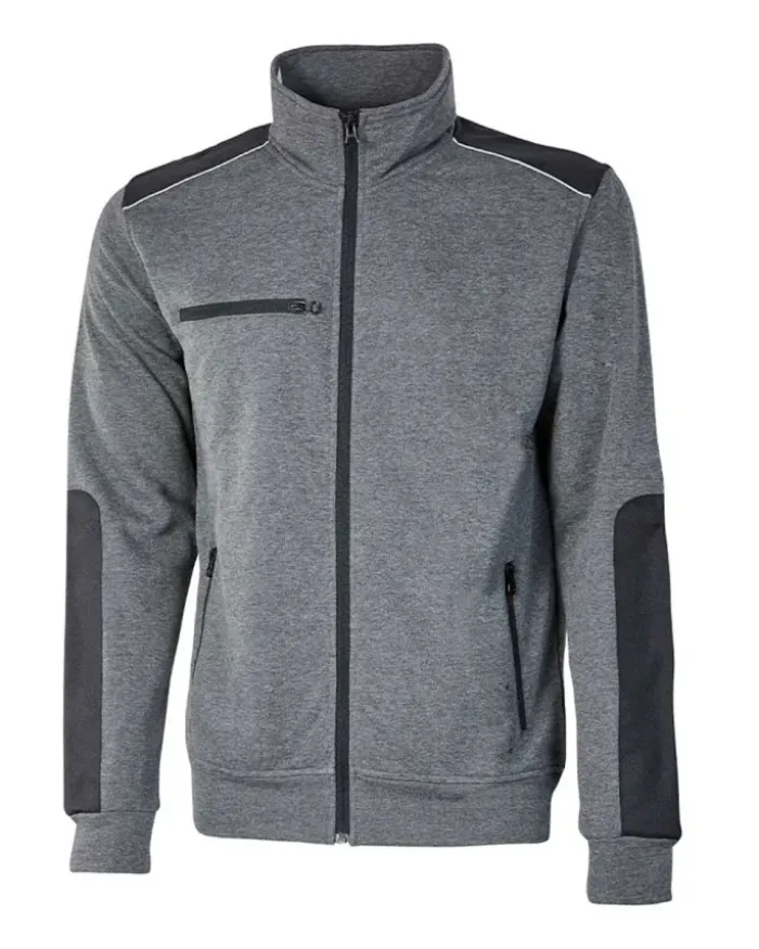 Felpa full zip Snug da lavoro uomo slim
