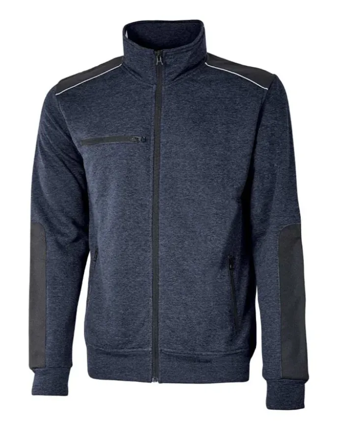 Felpa full zip Snug da lavoro uomo slim