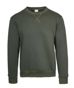 Felpa girocollo in cotone 80% regular fit, personalizzabile