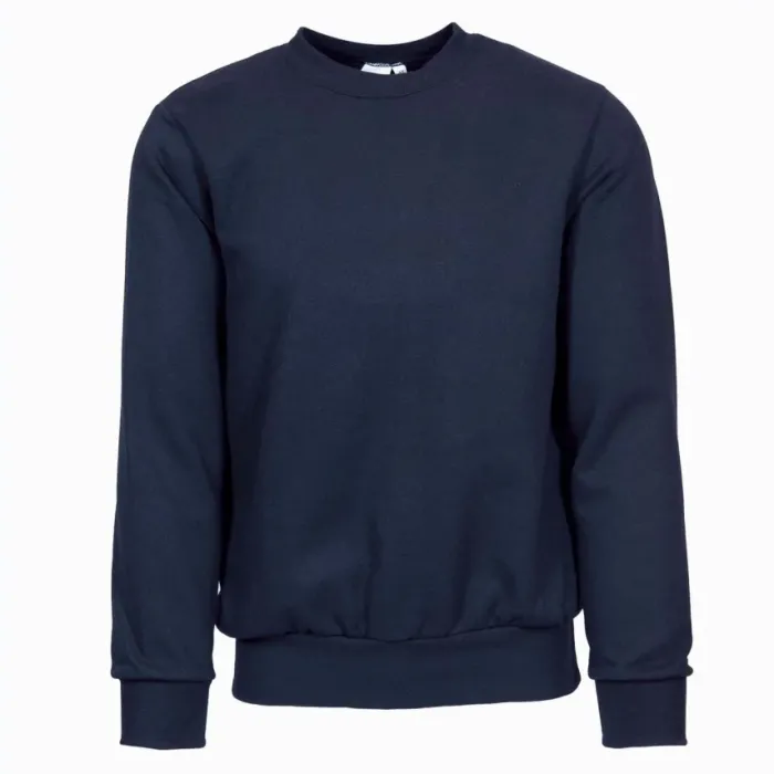 Felpa girocollo in French Terry, cotone 70%