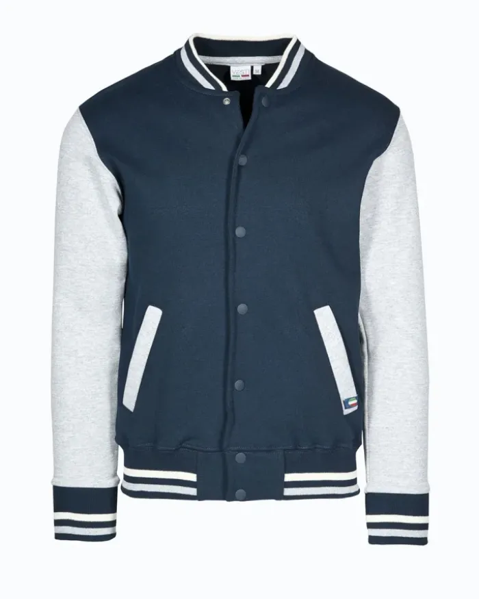 Felpa Jacket Bomber BicoloreRegular Fit
