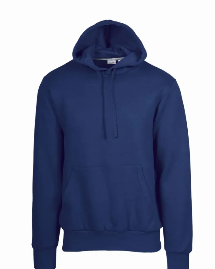 Felpa nera con cappuccio, regular fit