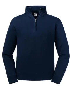 Felpa Russell Authentic Zip 1/4 uomo cotone 280g Regular
