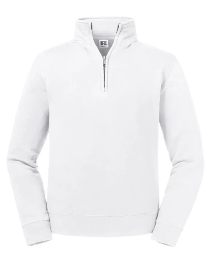 Felpa Russell Authentic Zip 1/4 uomo cotone 280g Regular