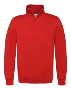 Felpa 1/4 zip uomo Regular 80% cotone