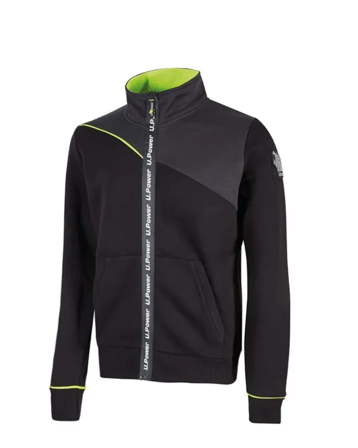 Felpa zip Uranus con cappuccio