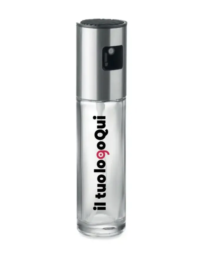 FUNSHA Dispenser Olio 100ml Vetro con Coperchio Acciaio Inox