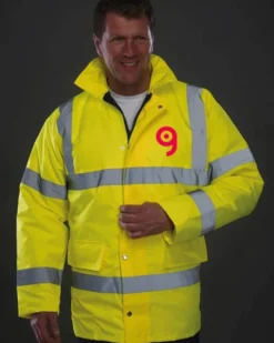 Giacca alta visibilità YOKO Motorway Fluo EN471 Classe 3 Gialla