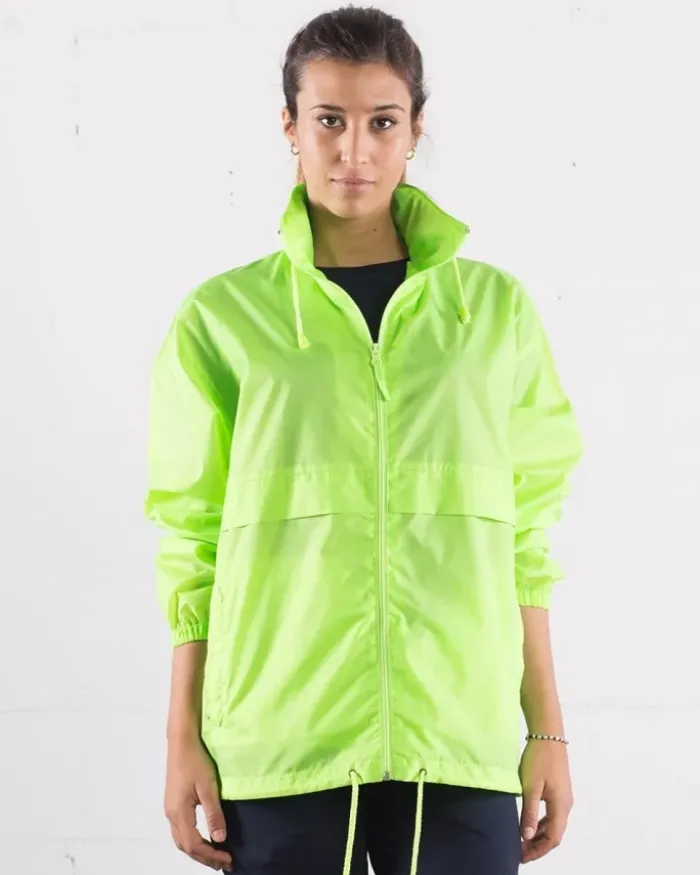 Giacca antivento Wind unisex con cappuccio