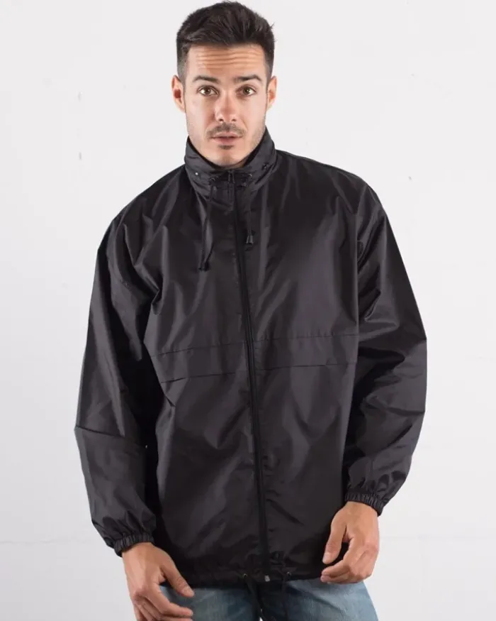 Giacca antivento Wind unisex con cappuccio