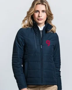 Giacca Cross Donna nera imbottita antivento elegante
