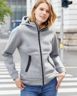 Giacca Donna con Cappuccio Personalizzabile, 380 g/m²