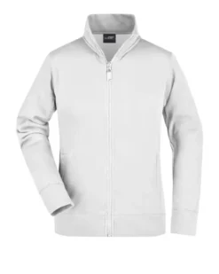 Giacca donna Slimfit cotone-poliestere con zip, Colletto coreano