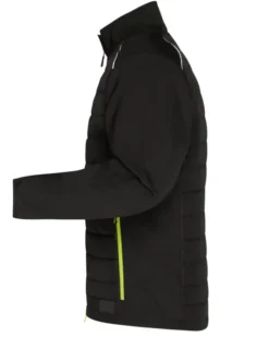 Giacca ibrida uomosoftshell idrorepellente DuPont nera