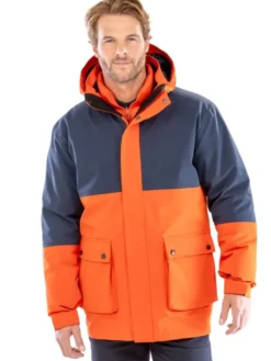 Giacca imbottita in tessuto riciclato 3In1 Ripstop